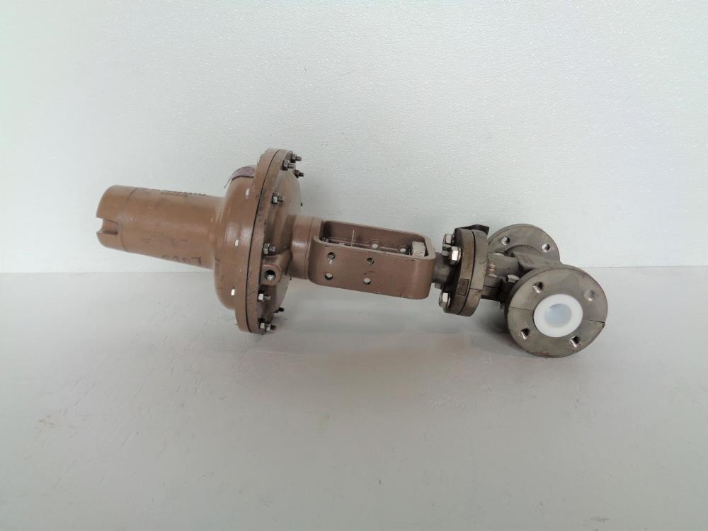 Cashco 1" 150# Control Valve, Teflon Lined, CF8, Model 521